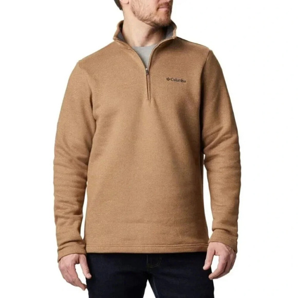 Columbia Mens Size Xlarge Hart  Mountain III Half Zip Pullover - Picture 1 of 14